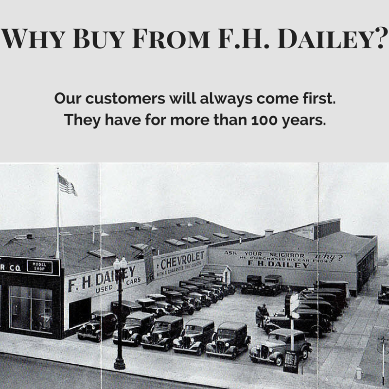 Why Buy From F.H. Dailey