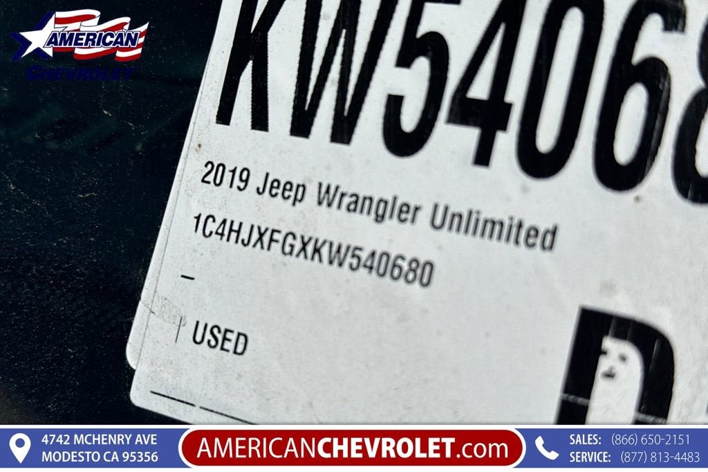 2019 Jeep WRANGLER UNLIMI RUBICON