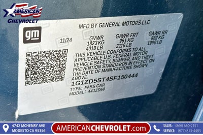 2025 Chevrolet Malibu 1LT