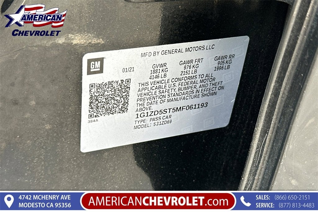 2021 Chevrolet Malibu LT