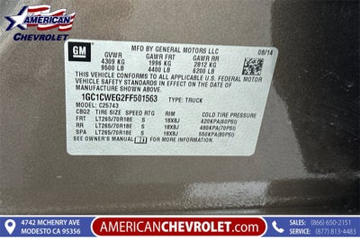 2015 Chevrolet Silverado 2500 HD LTZ