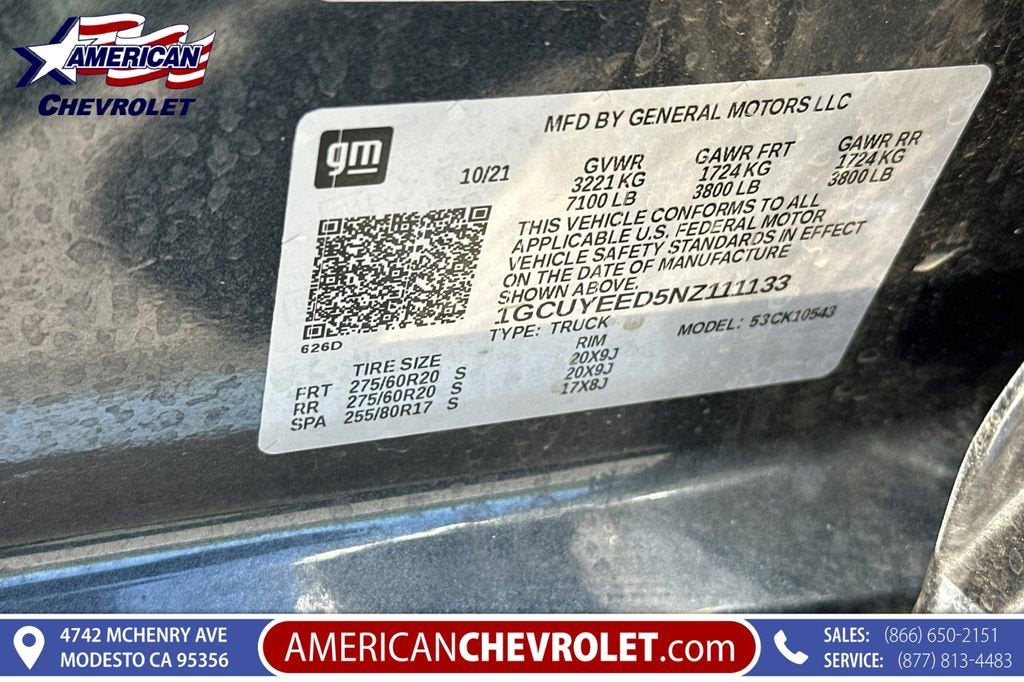 2022 Chevrolet Silverado 1500 LTD RST