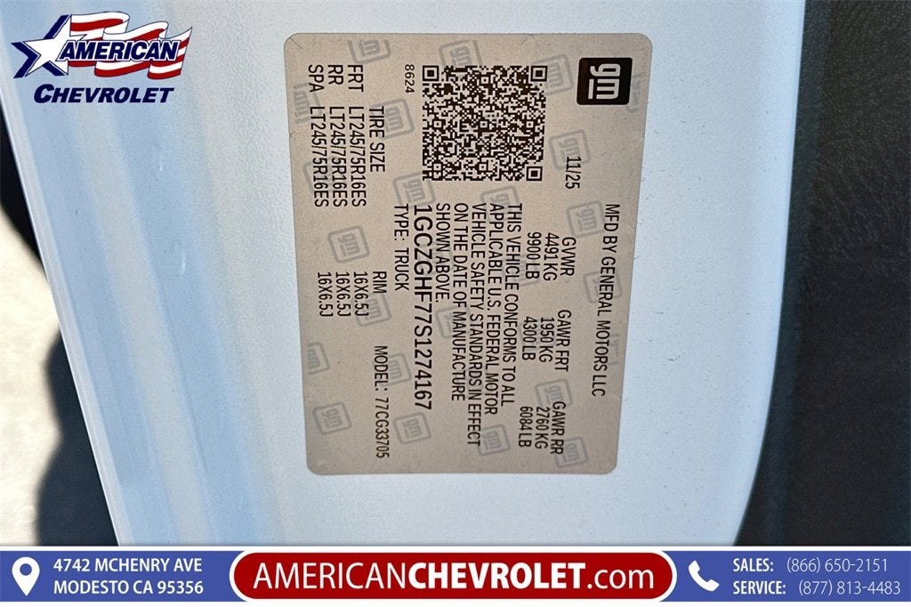 2025 Chevrolet Express Cargo 3500 WT