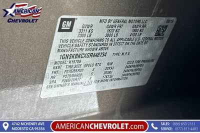 2016 Chevrolet Tahoe LT