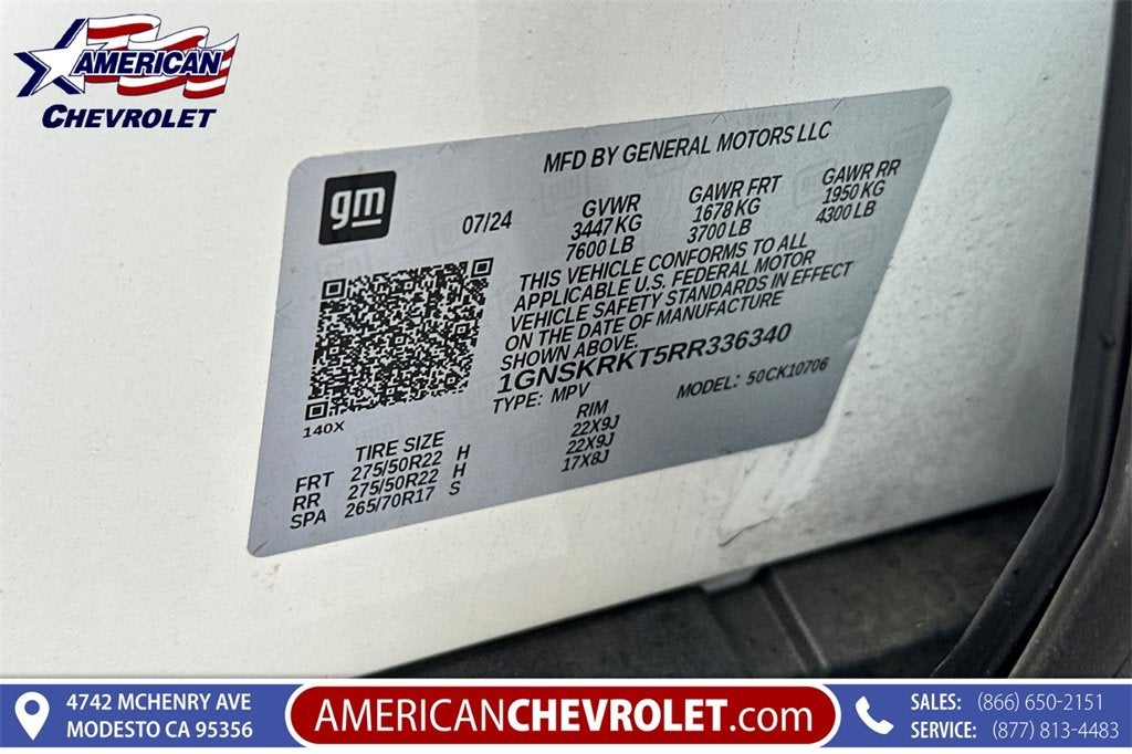 2024 Chevrolet Tahoe RST