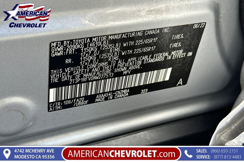 2022 Toyota RAV4 XLE