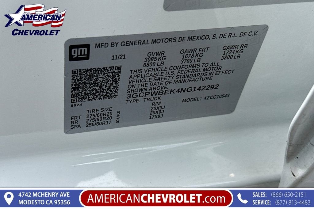 2022 Chevrolet Silverado 1500 LTD Custom