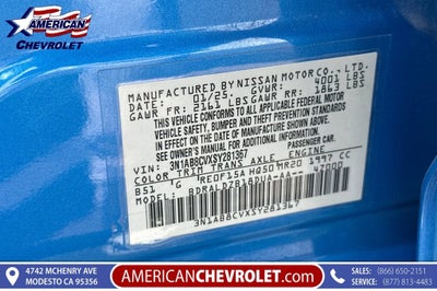 2025 Nissan Sentra SV