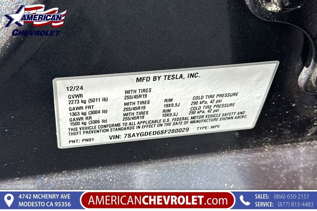 2025 Tesla Model Y Long Range