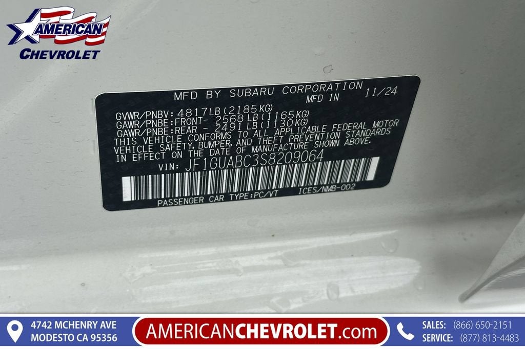 2025 Subaru Impreza 5DR WGN AWD
