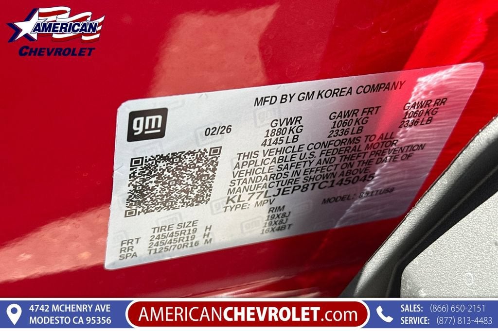 2026 Chevrolet Trax 2RS
