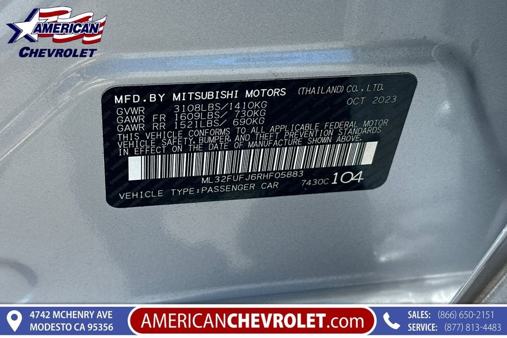 2024 Mitsubishi Mirage G4 ES