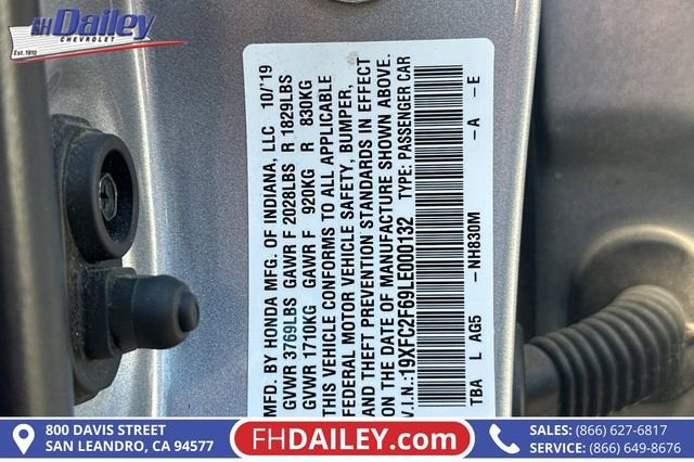 2020 Honda Civic Sedan LX