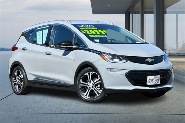 Used 2021 Chevrolet Bolt EV Premier with VIN 1G1FZ6S00M4112448 for sale in San Leandro, CA