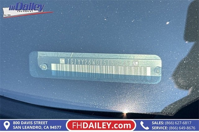 2008 Chevrolet Corvette 2DR CPE