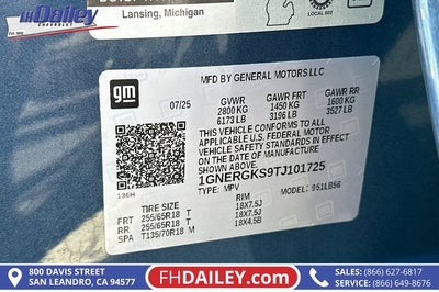 2026 Chevrolet Traverse LT
