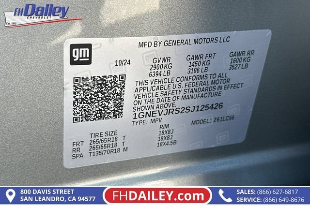 2025 Chevrolet Traverse Z71