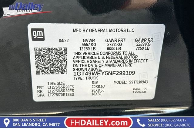 2022 GMC Sierra 3500 HD Denali