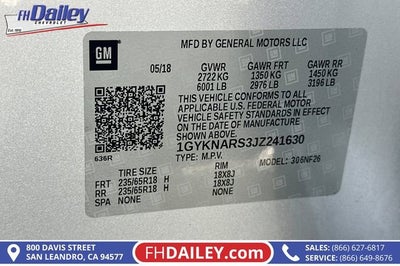2018 Cadillac XT5 FWD