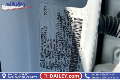 2023 Honda Accord Sedan LX