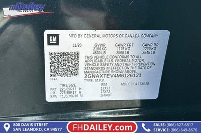 2021 Chevrolet Equinox LT