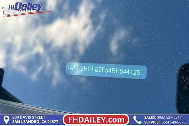 2024 Honda Civic Sedan Sport