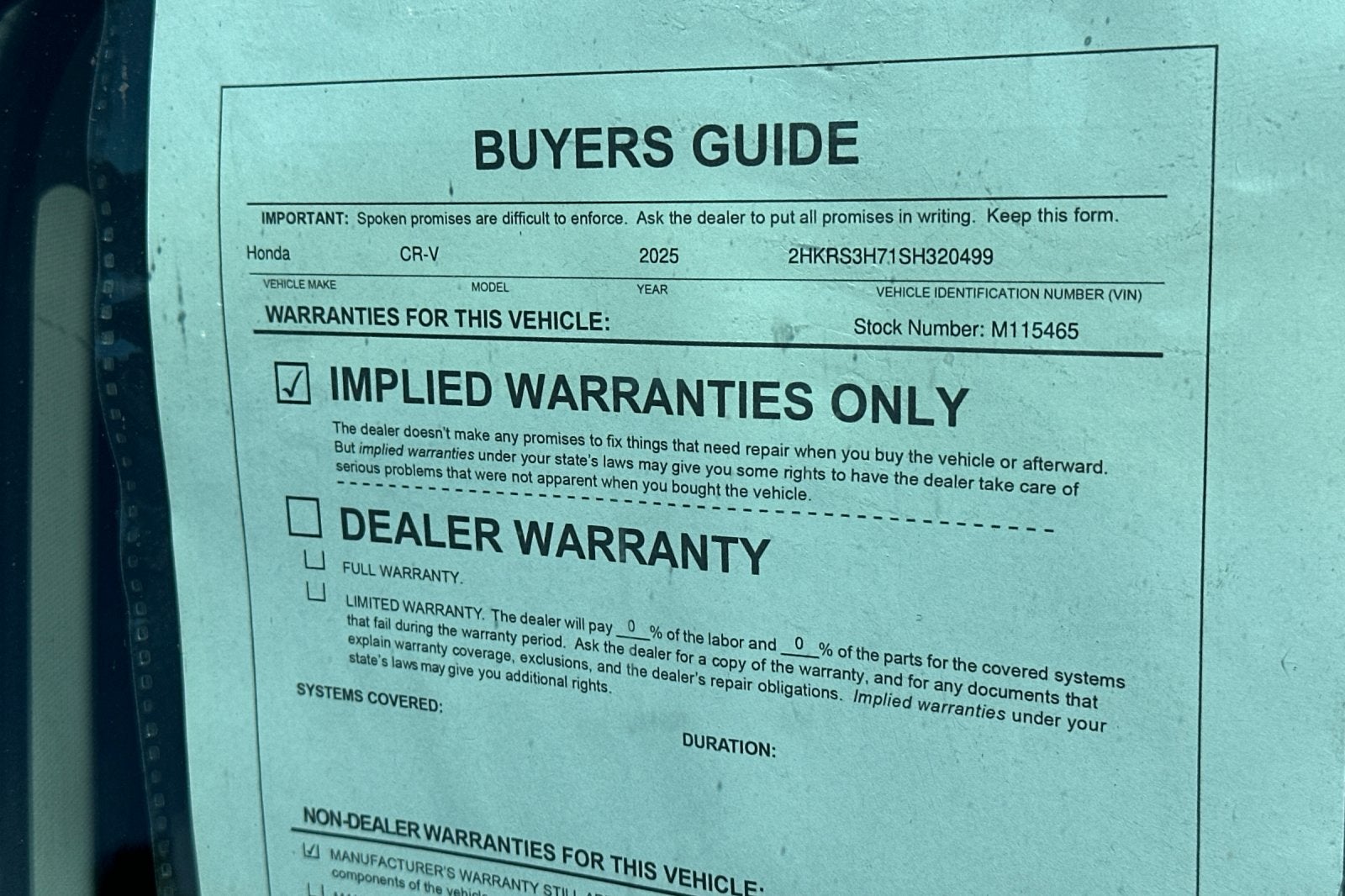 2025 Honda CR-V EX-L