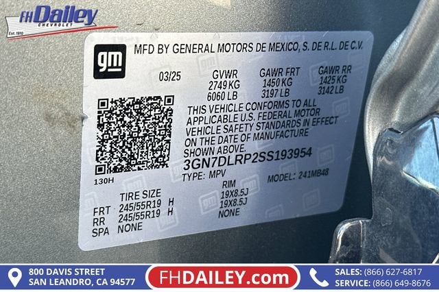 2025 Chevrolet Equinox EV LT