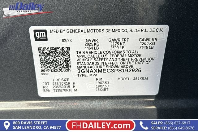 2023 Chevrolet Equinox RS