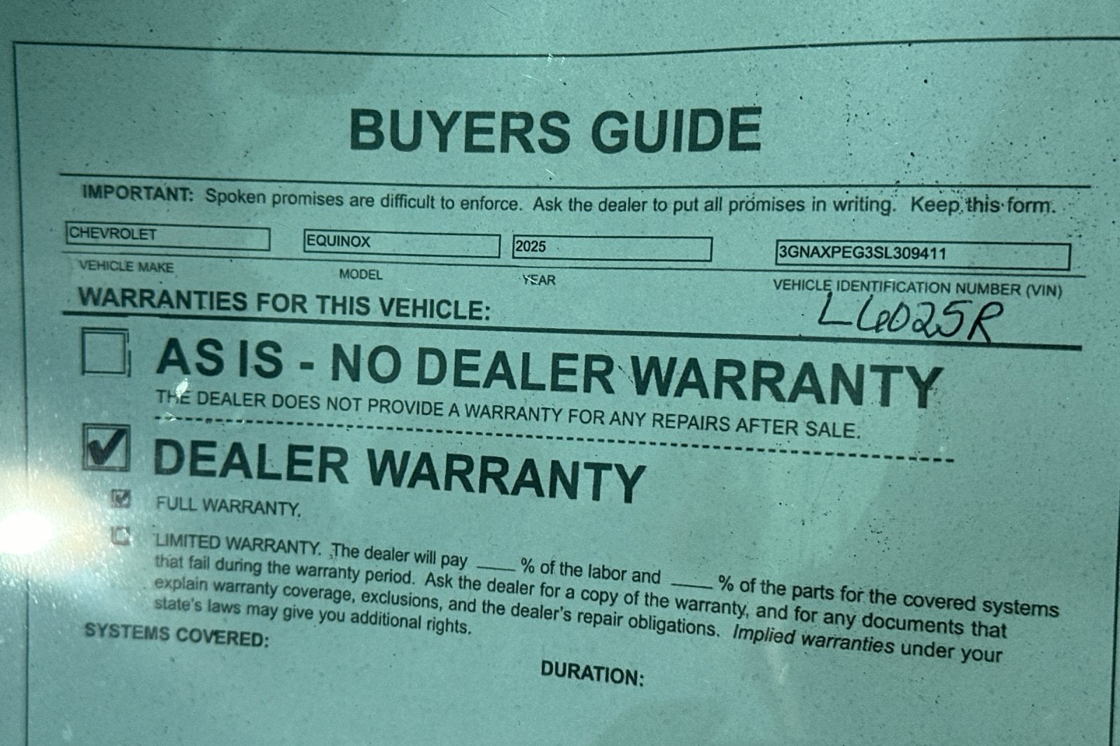 2025 Chevrolet Equinox LT