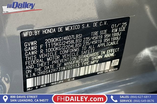 2025 Acura ADX w/A-Spec Advance Package