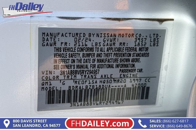 2024 Nissan Sentra S