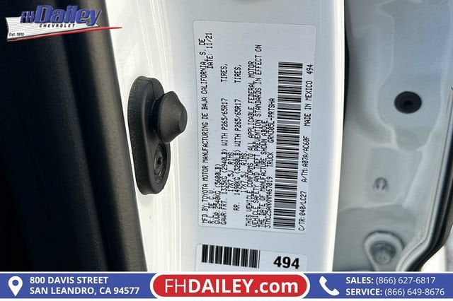 2022 Toyota Tacoma 4WD TRD SPORT