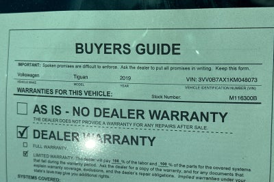 2019 Volkswagen Tiguan S