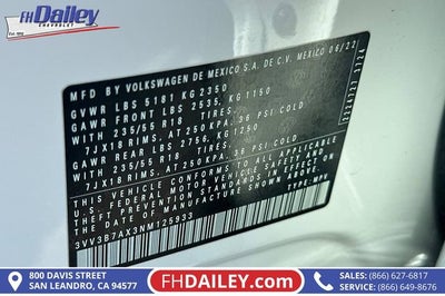 2022 Volkswagen Tiguan SE