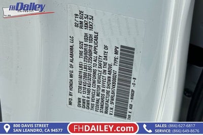 2019 Honda Odyssey EX-L