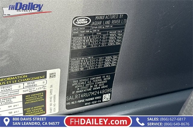 2021 Land Rover Discovery S R-Dynamic