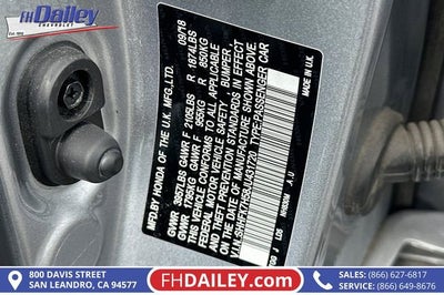 2018 Honda Civic Hatchback EX