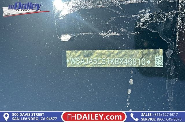 2019 BMW 5 Series 530i