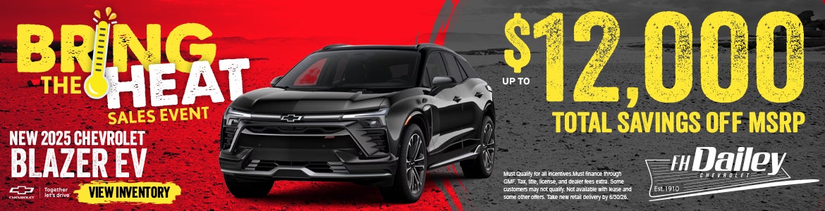 New 2025 Chevrolet Blazer EV