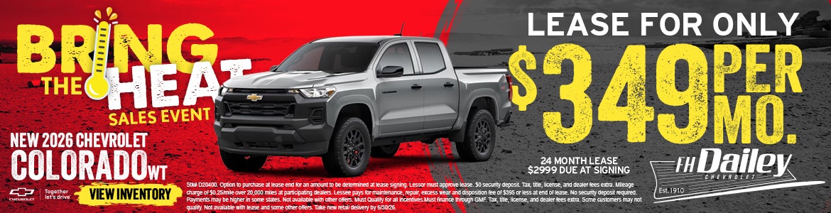 New 2026 Chevrolet Colorado WT