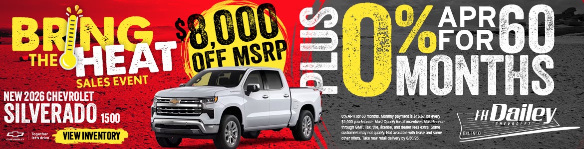 New 2026 Chevrolet Silverado 1500