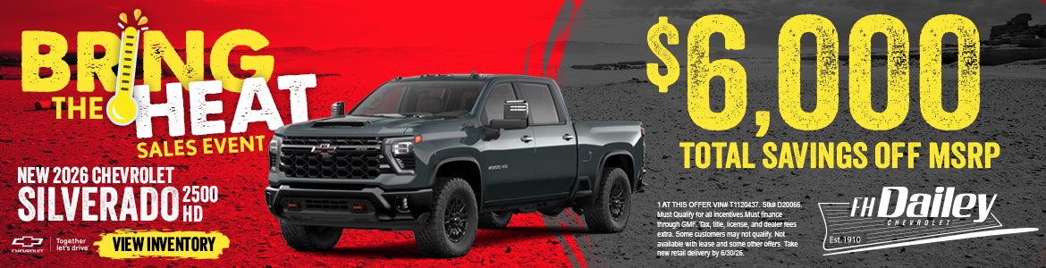 New 2026 Chevrolet Silverado 2500HD