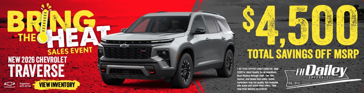 New 2026 Chevrolet Traverse