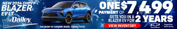 New 2024 Chevy Blazer EV