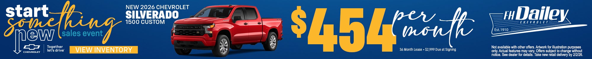 2026 CHEVY SILVERADO CUSTOM