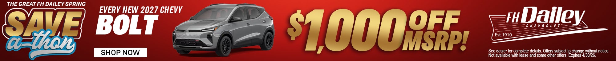 2027 CHEVY BOLT
