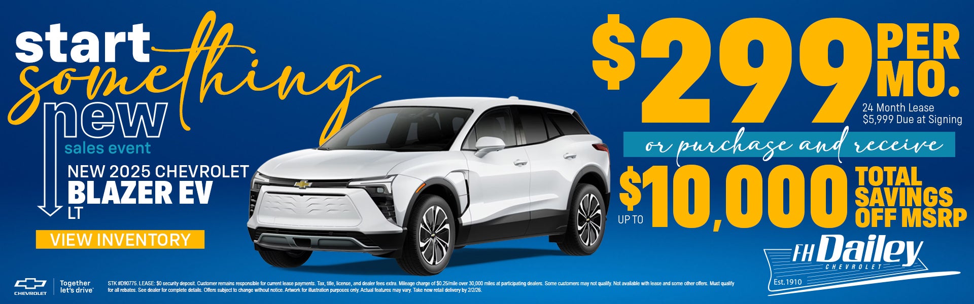 2026 Blazer EV Special