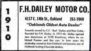F.H. Dailey Chevrolet in SAN LEANDRO CA
